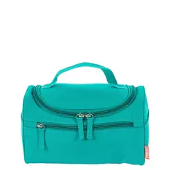 Necessaire Grande com Alça Verde - Turquesa