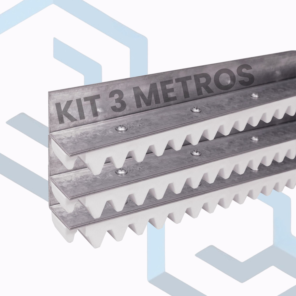 Cremalheira Ferro 3m Branco Auto Encaixe Universal em Oferta na Shopee