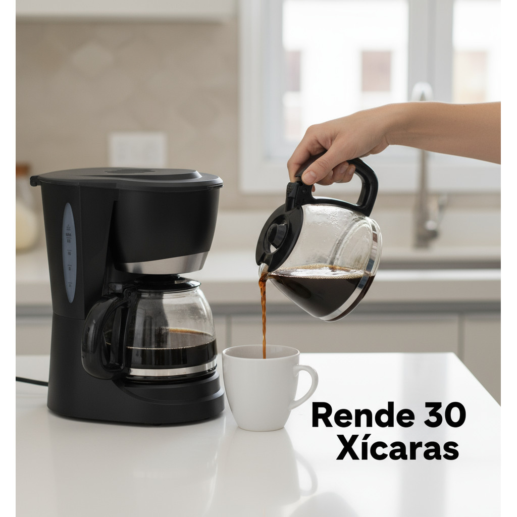 ☕ Cafeteira Elétrica 30 Xícaras | Máquina de Café Elétrica | Cafeteira Automática