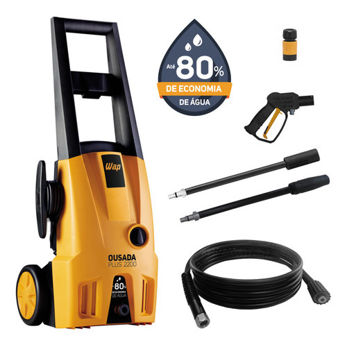 WAP Lavadora de Alta Pressão OUSADA PLUS 2200, 342L/h, 1750psi 1500W · 220v