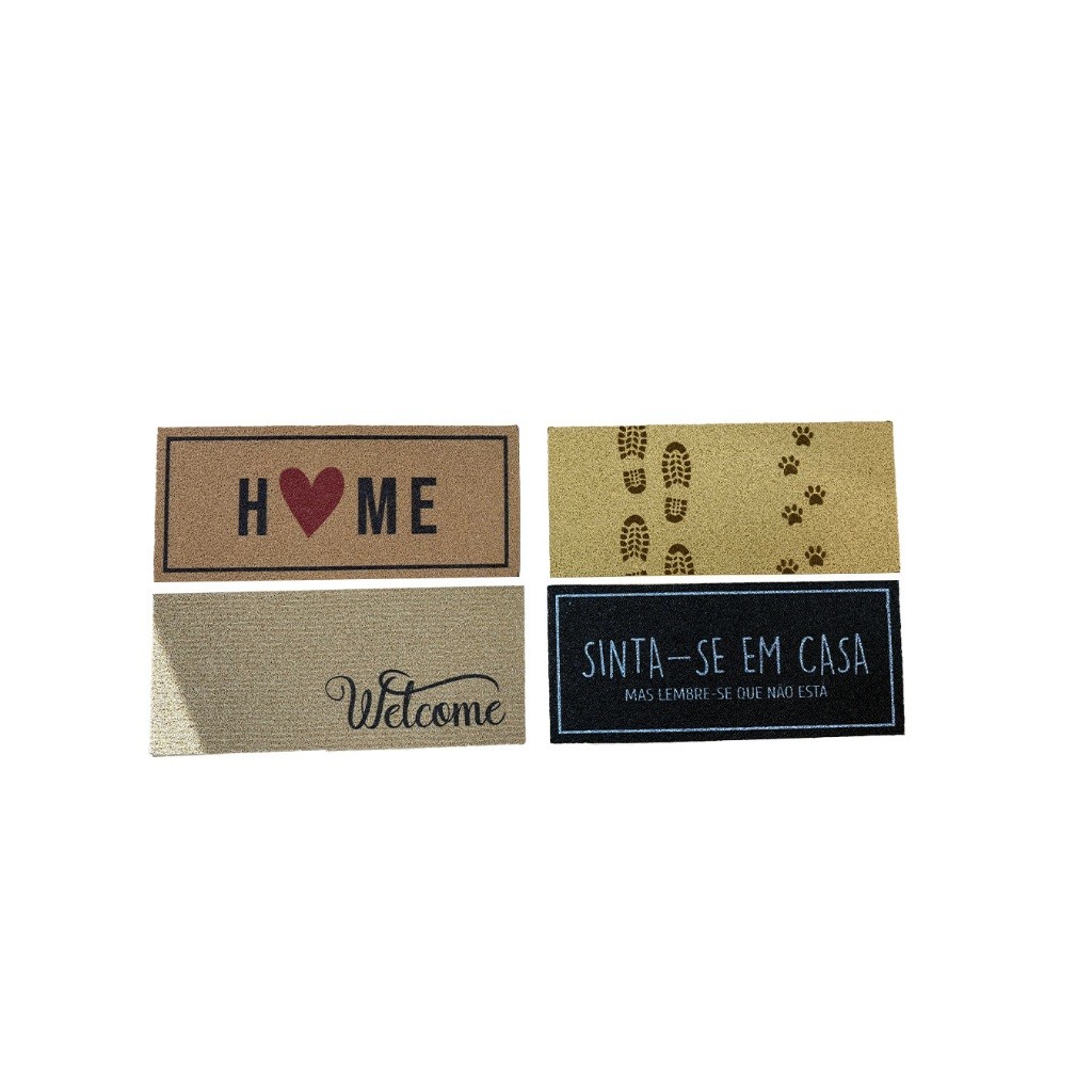 Tapete Porta Entrada Casa Capacho Vinil 30cm X 70cm em Oferta na Shopee