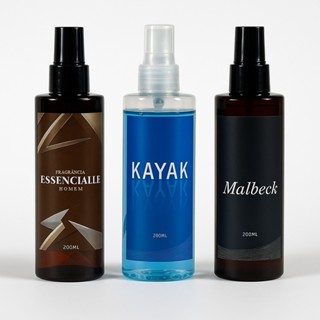 Kit Masculino 3 Body Splash Kayak + Essenciale + Malbec 200ml em Oferta na Shopee