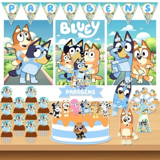 Kit Festa Bluey e Bingo Desenho Festa Cachorros Pets Só Um Bolinho 25pçs + Brind** Decoração em Oferta na Shopee