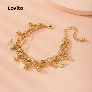 Lovito Pulseira Estilo Francês preguiçoso LCS28A107 em Oferta na Shopee