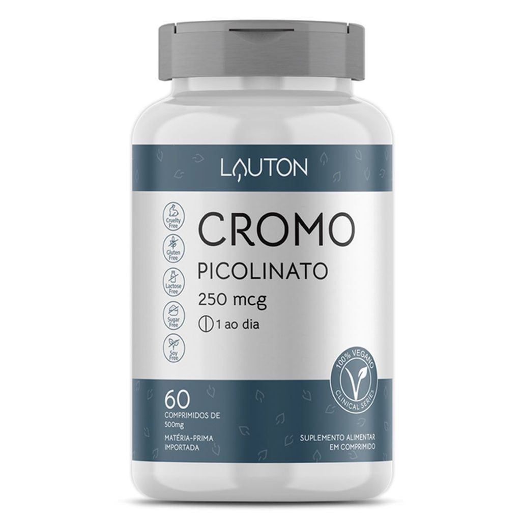 Cromo Picolinato - 60 Comprimidos - Lauton Nutrition em Oferta na Shopee