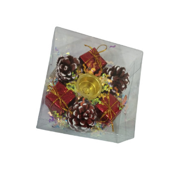 Candelabro Natalino Elegante Decorado