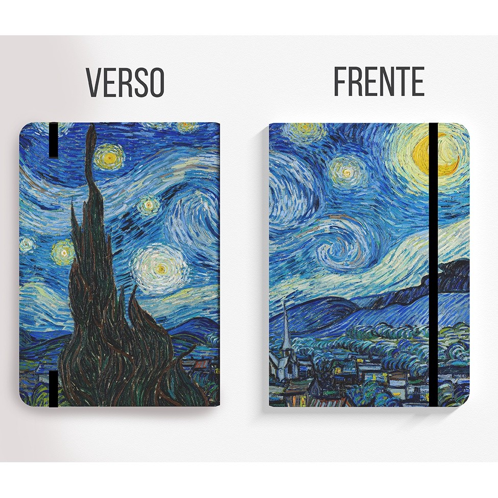 Caderno Moleskine Arte Clássica – Noite Estrelada /Vênus /Obras Famosas –160 Páginas Papel Pólen 90g
