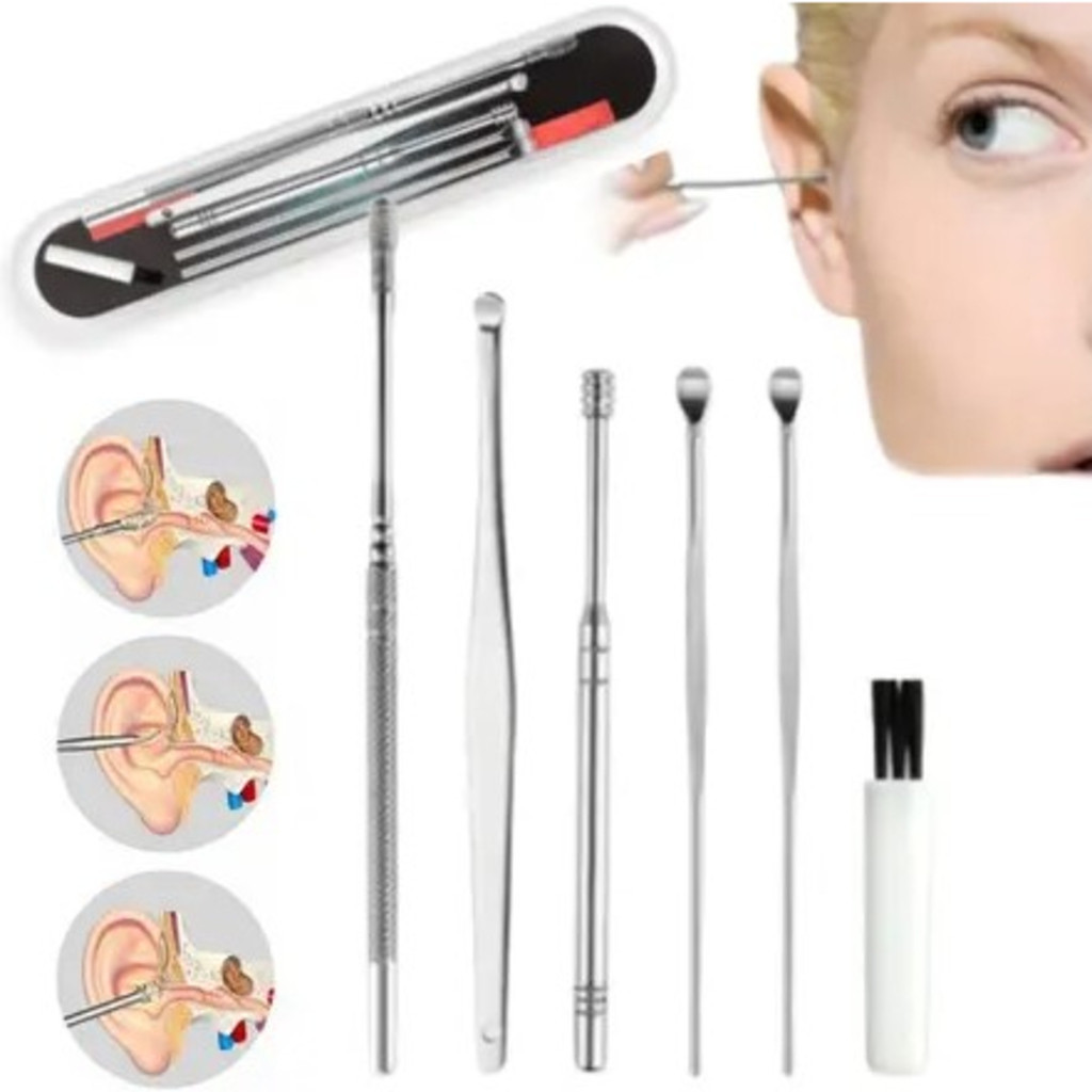 Kit De Limpeza De Cera Removedor De Cera De Ouvido em Oferta na Shopee