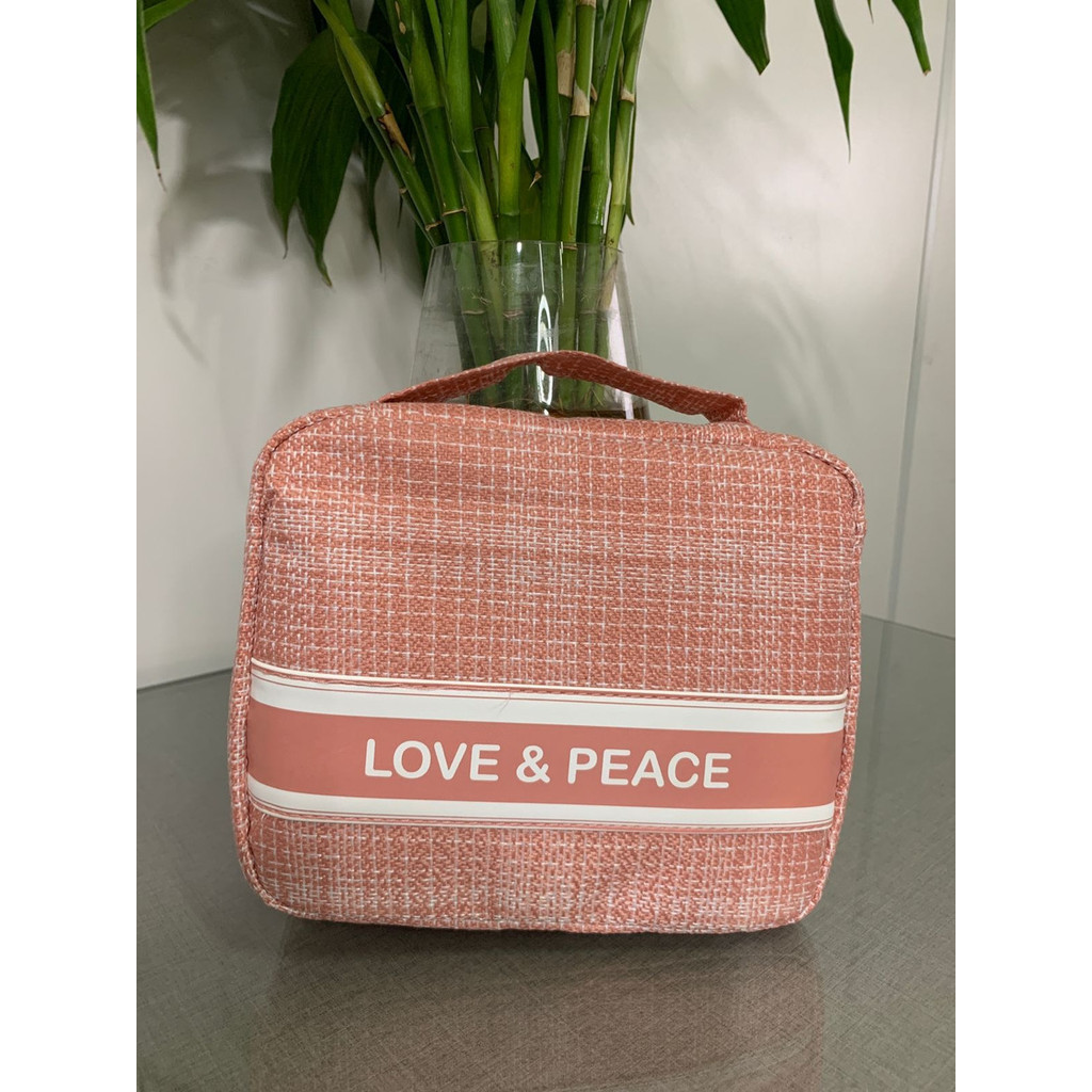 Necessaire Portátil Organizadora de Bolsa Unissex Maquiagem Viagem Dia a Dia