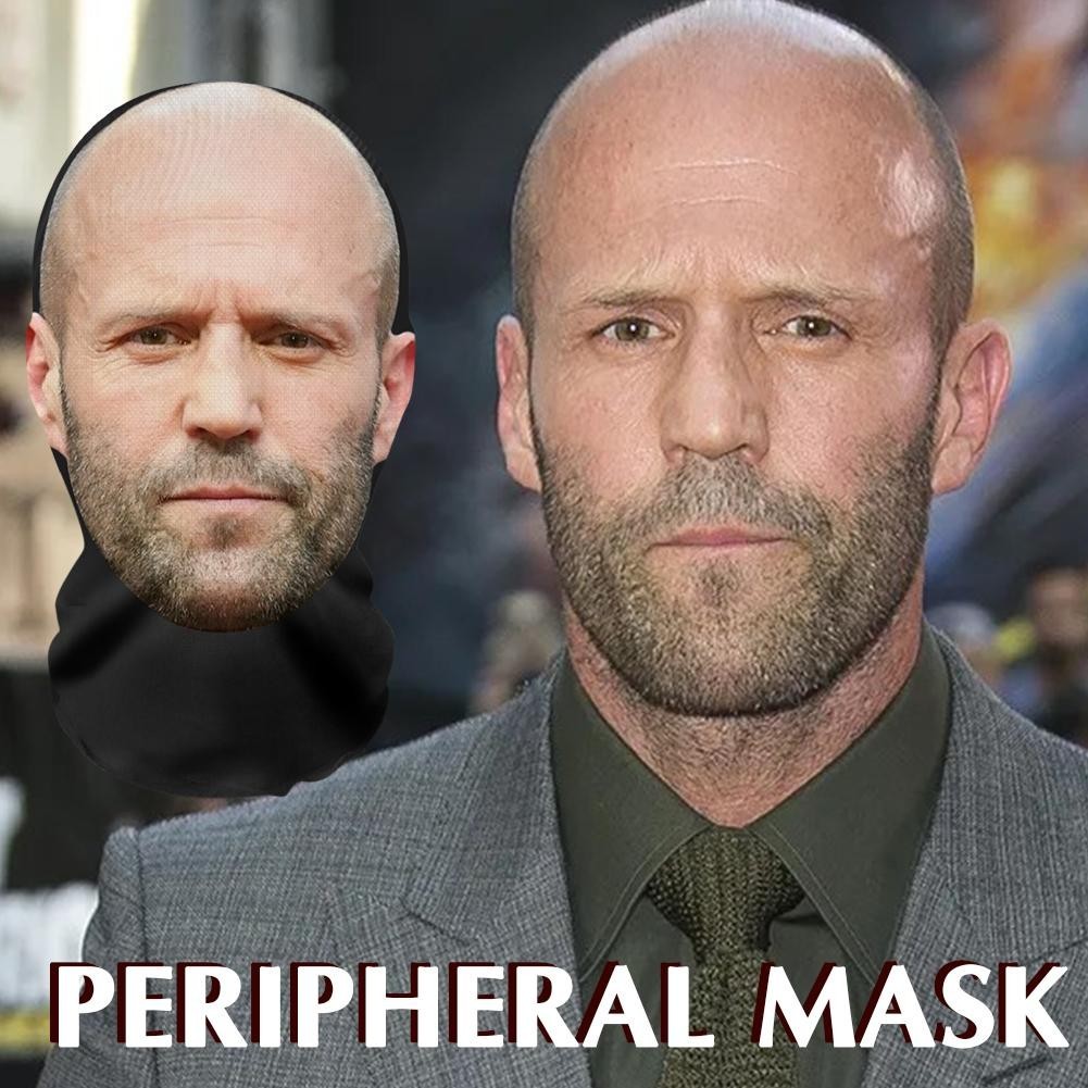Máscara Facial Realista Malha Celebridade Balaclava Chapéu Cocar Role Traje Jogar Diversão Prop I8a6