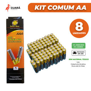 Kit 8x Unidades (AA Comum) 1,5v RELINX SEGMA FBG Envio em 24h em Oferta na Shopee