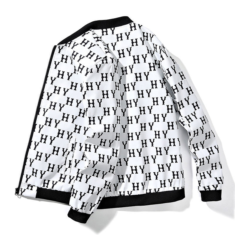 Jaqueta Bomber Masculina Fina Moderna Respirável Poli Fofa Macia Confortável Versátil Outono Durável Casual