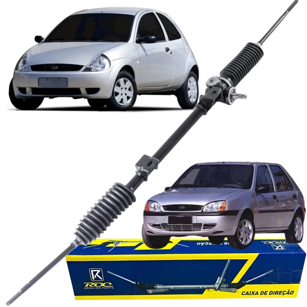 Caixa De Direção Mecânica Ford Fiesta Ka 1997 a 2004 Roc em Oferta na Shopee
