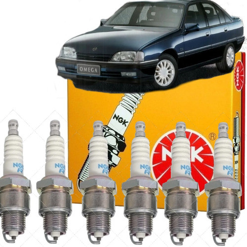 Jogo Com 6 Velas De Ignição Omega Suprema 3.0 Mpfi Gasolina em Oferta na Shopee