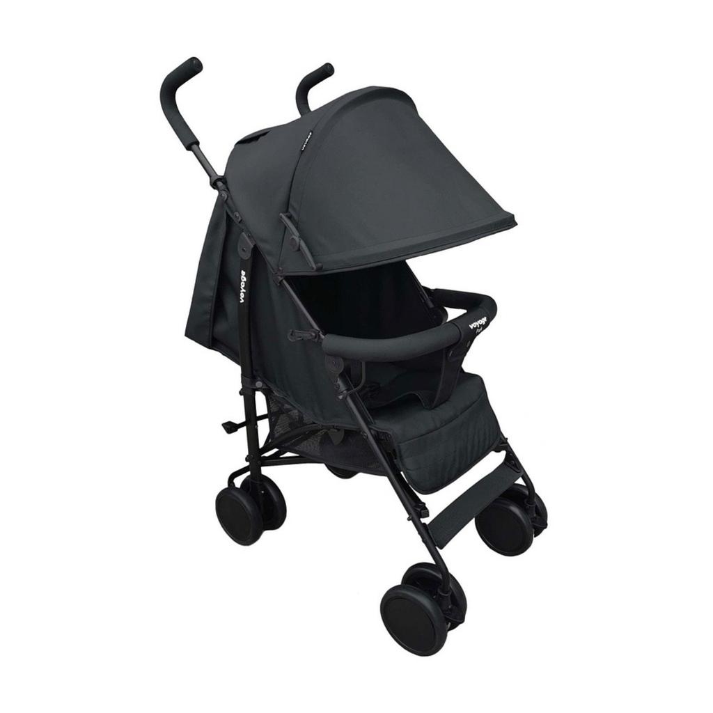 Carrinho de Bebê Guarda Chuva Park Preto 0-15kg Voyage em Oferta na Shopee