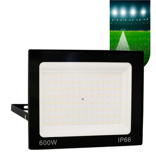 Refletor Holofote Led 600w Ip66 Prova D'água Bivolt Luz Branco Frio