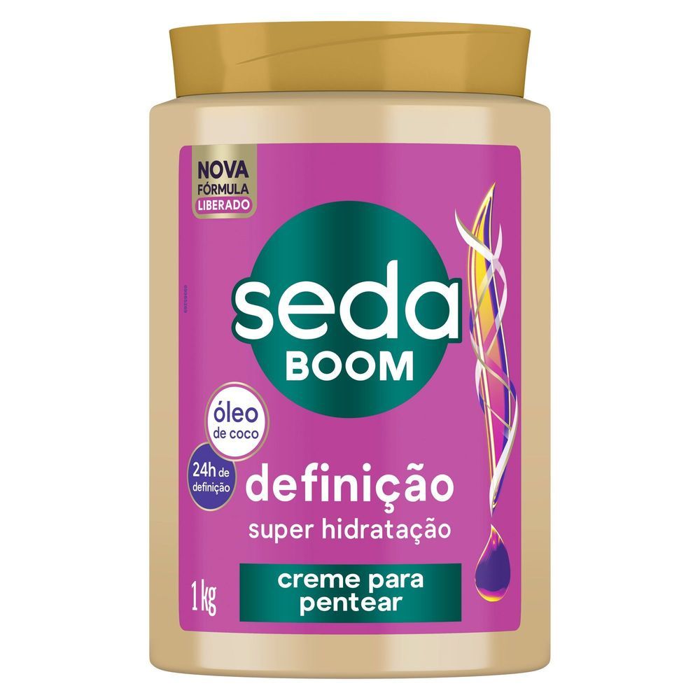 Creme de Pentear Seda Boom Definição Super Hidratação 1kg