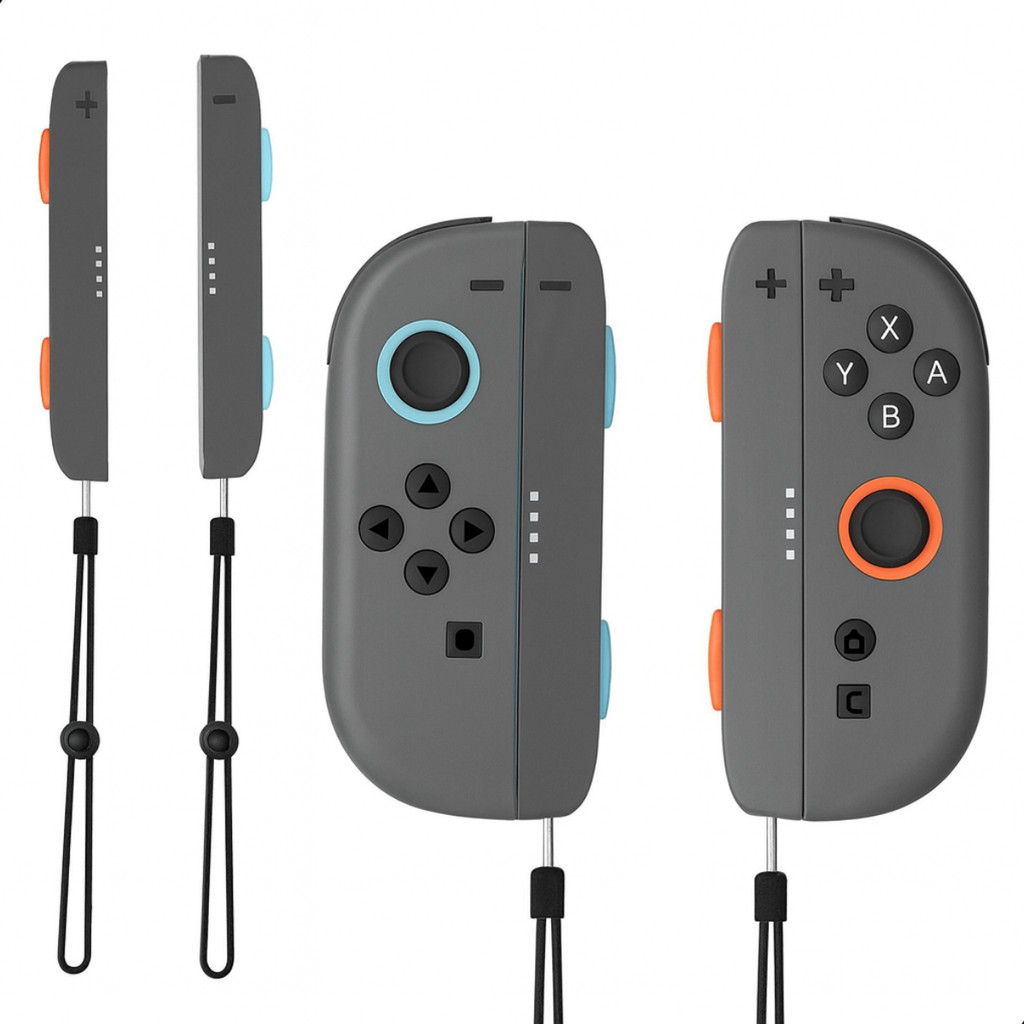 Par Pulseira Cordão Com Botão Para Joycon Nintendo Switch 2