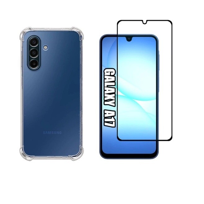 Capa Case Capinha Anti Impacto Para Samsung Galaxy A17  Película 3D Privacidade Anti Spy