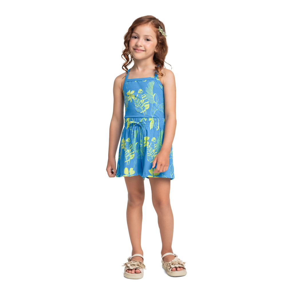 CONJUNTO BLUSA E SHORT EM COTTON VERAO FEMININO