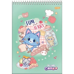 Caderno Espiral Topo Capa Dura 80fl Gokko - Pacote Com 5uni