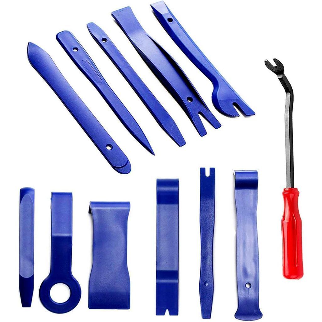 MODIVA Kit 5/9/12 pçs Ferramentas de Remoção Automotiva – Espátulas de Nylon para Painel, Forro de Porta e Acabamento