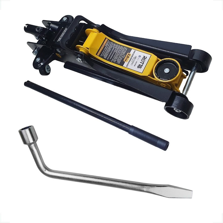 Kit Macaco Jacare 2,5 Ton + Chave De Roda 17mm Universal