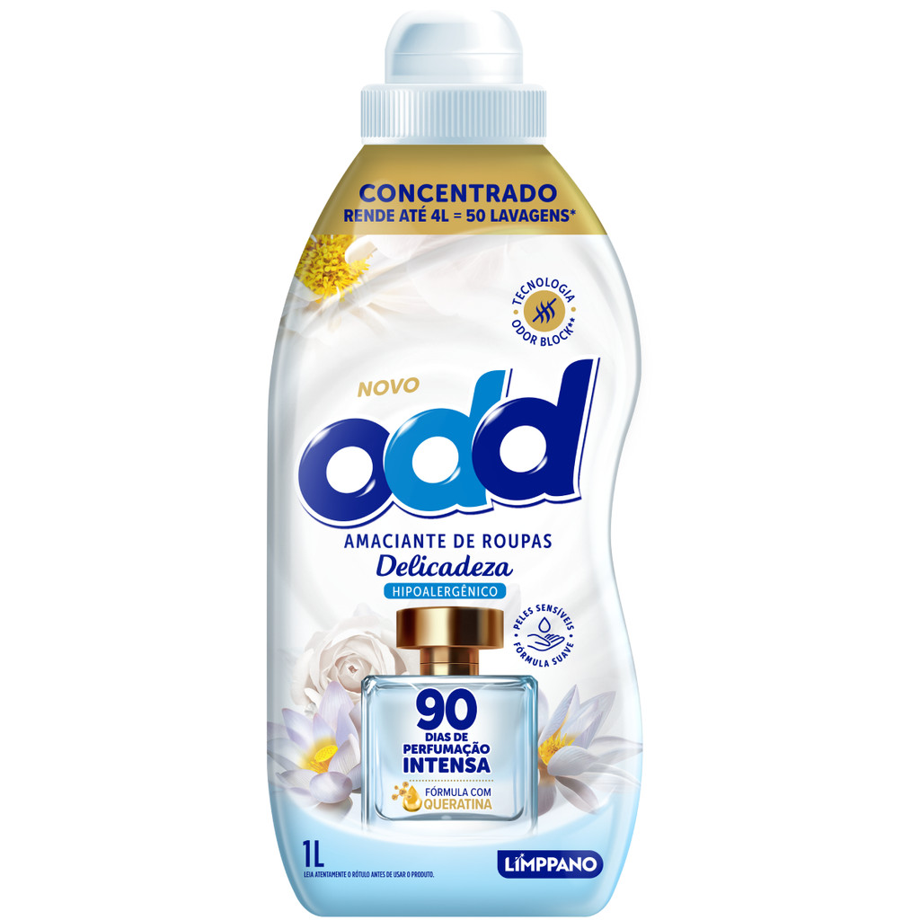 Amaciante de Roupas Concentrado ODD Delicadeza 1L