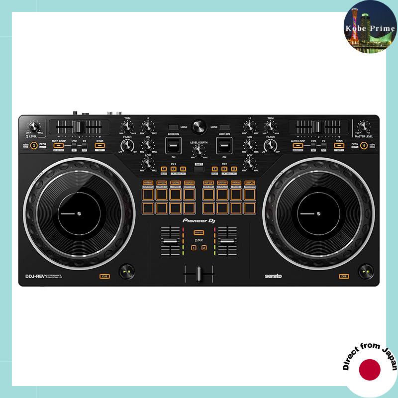 Controlador De DJ De 2 Canais Compatível Com Pioneer Serato Lite Estilo Arranhões DDJ-REV1