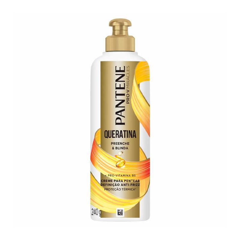Creme para Pentear Pantene Queratina Preenche e Blinda 240g em Oferta na Shopee