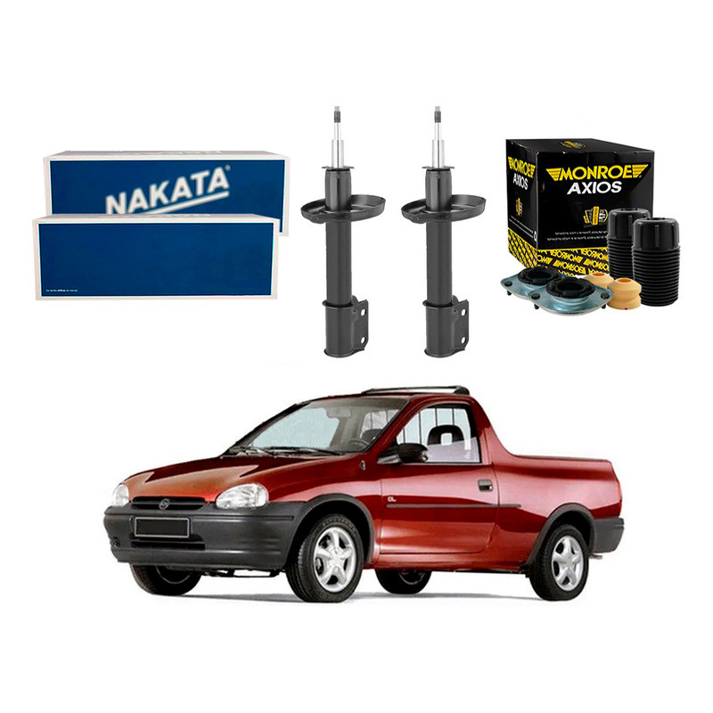 Kit Amortecedor Dianteiro Corsa Pick Up 1.6 1995 A 2003