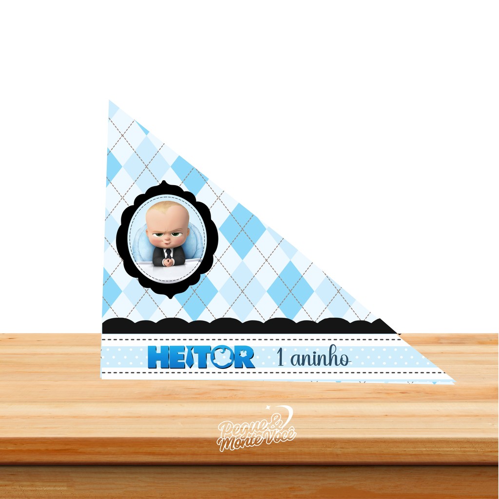 Porta Guardanapo Personalizado O Poderoso Chefinho Boss (Fazemos todos os Temas), Lembrancinha, Festa.