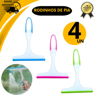 4 / 3 / 2 ou 1 Rodinho Para Pia Silicone Rodo para  Limpeza Multiuso Casa Cozinha