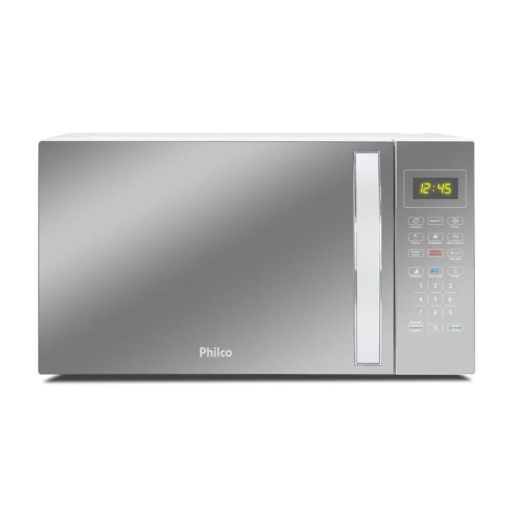 Micro-ondas 33L Philco Limpa Fácil PMO38E 1400W 110V em Oferta na Shopee
