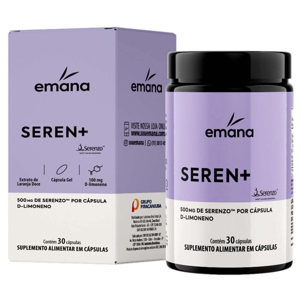 Emana Seren+ Serenzo™ D-Limoneno - 30 Cápsulas
