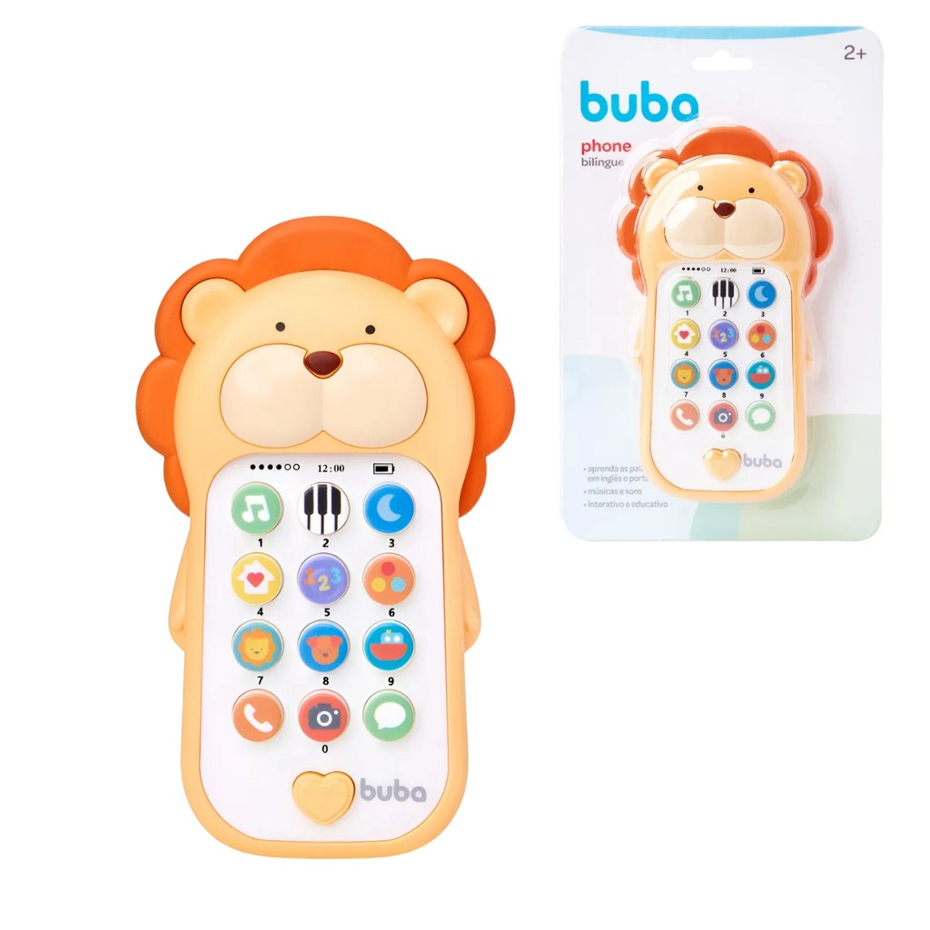 Brinquedo Educativo Telefone Bilíngue - Buba