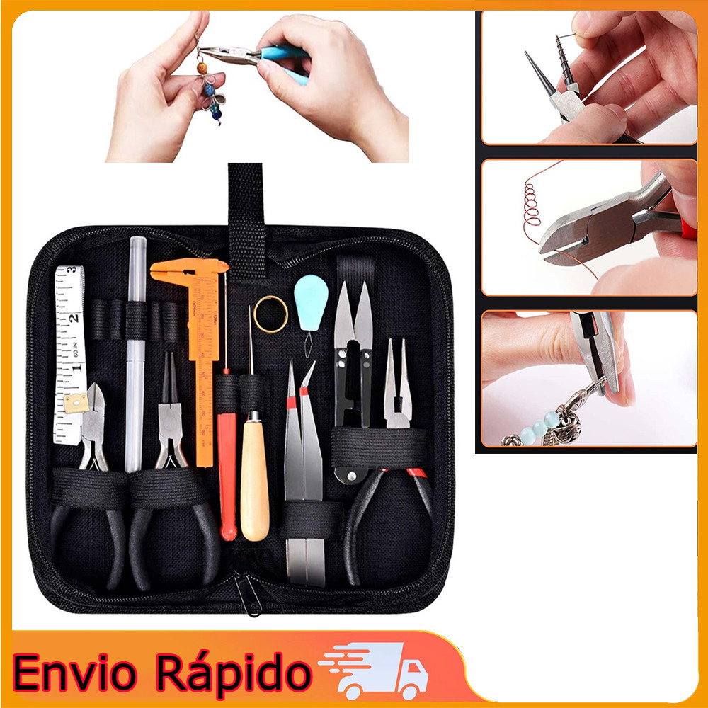 Conjunto de ferramentas de alicate DIY com bolsa de armazenamento Ferramentas artesanais Ferramentas artesanais Ferramen