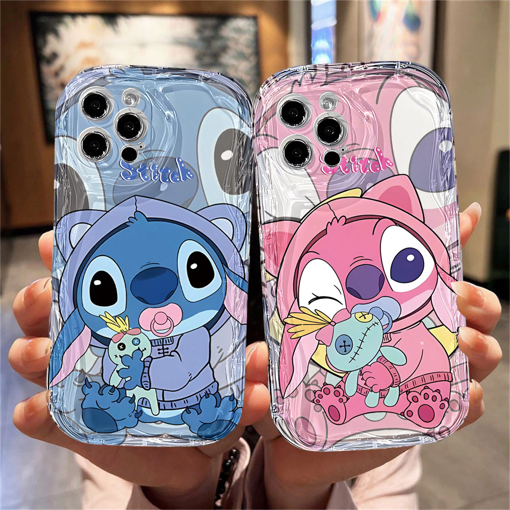 Capa Para Samsung A56 A55 A16 A15 A36 A54 A14 A05 A51 A52 A35 A34 A32 A12 A13 A04E Bonito Casal Ponto Glitter Caso
