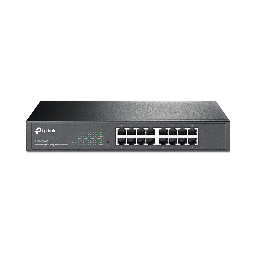 Switch Tp-link Easy Smart Gigabit De 16 Porta Tl-sg1016de