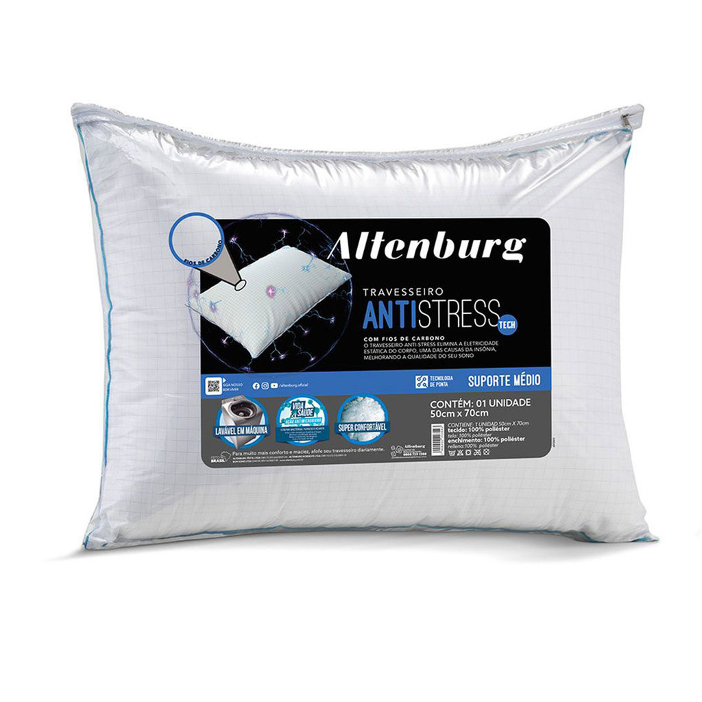 Imagem de Travesseiro 50x70cm Antistress Altenburg