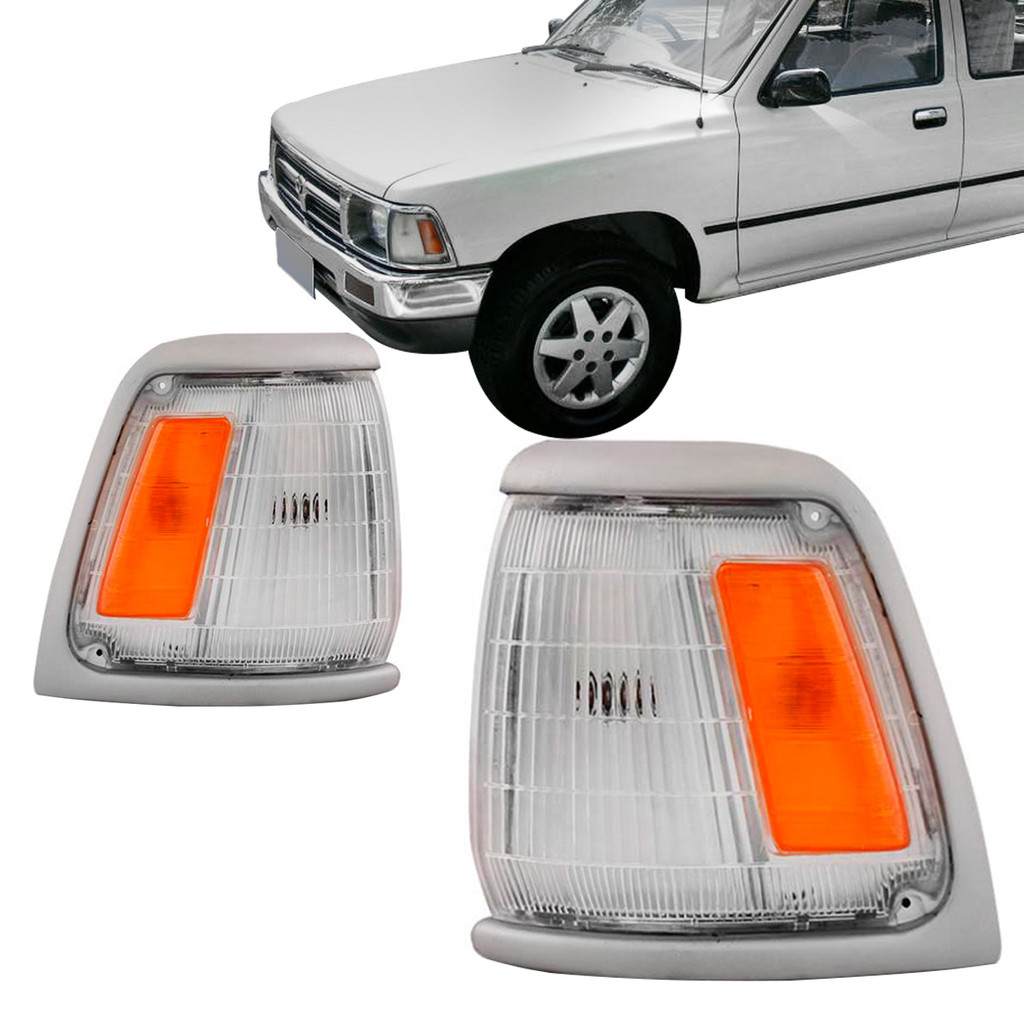 Par Pisca Hilux 4X2 93 94 95 96 97 98 99 2000 2001 Cristal Ambar Cinza