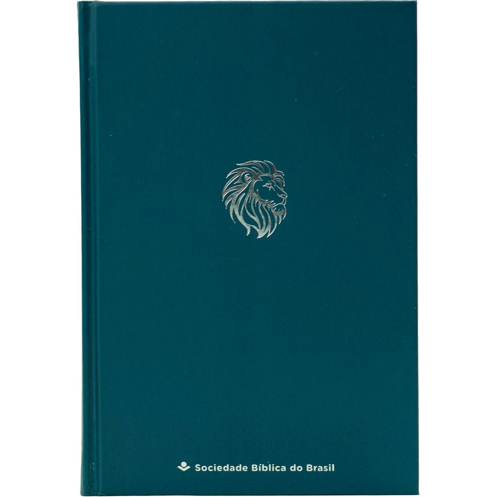 Bíblia Sagrada NAA | Letra Normal | Capa Dura | Leão Azul Pretóleo