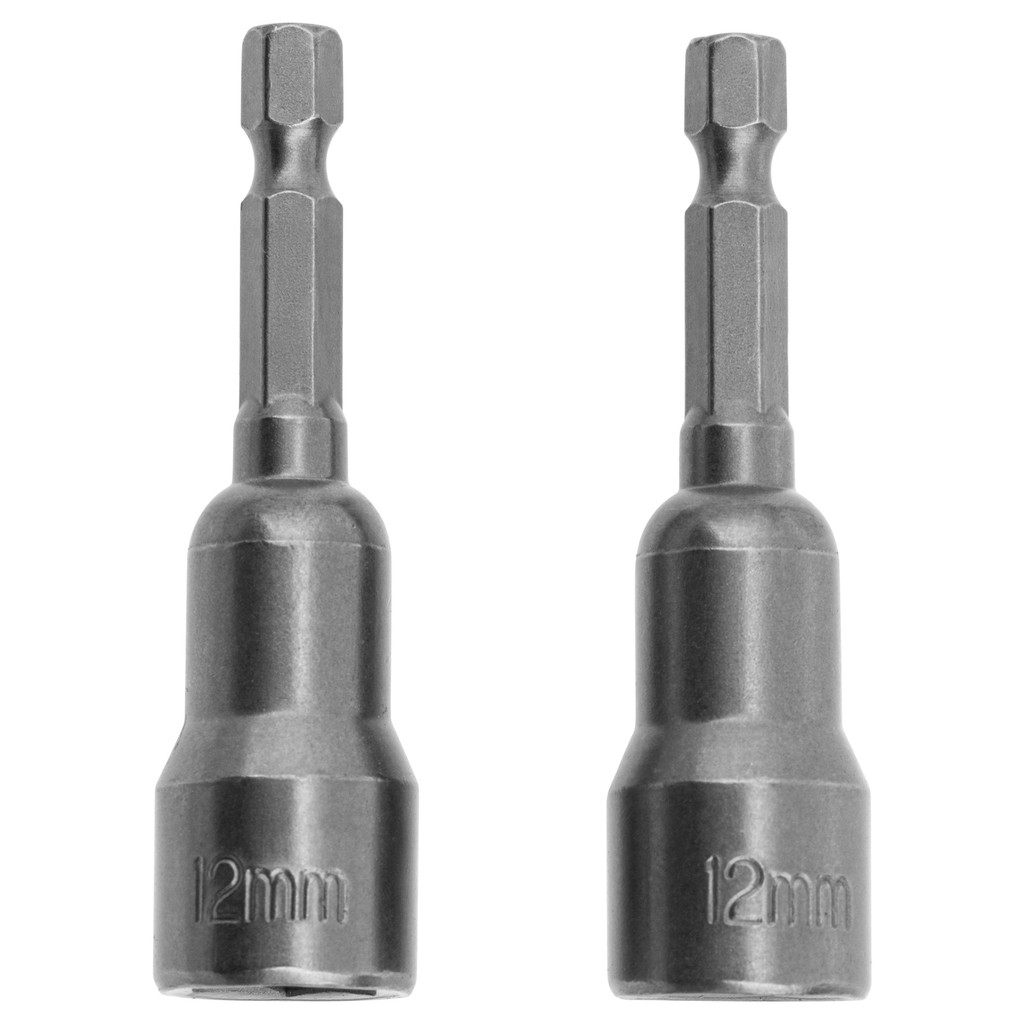 SOQUETE MAGNETICO PARA PARAFUSADEIRA, 12 MM - L 65 MM 2 PC//MTX
