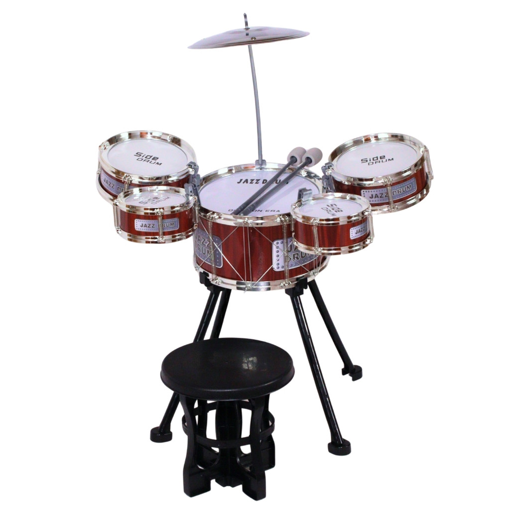 Bateria Musical com Luz e Banco - Castela
