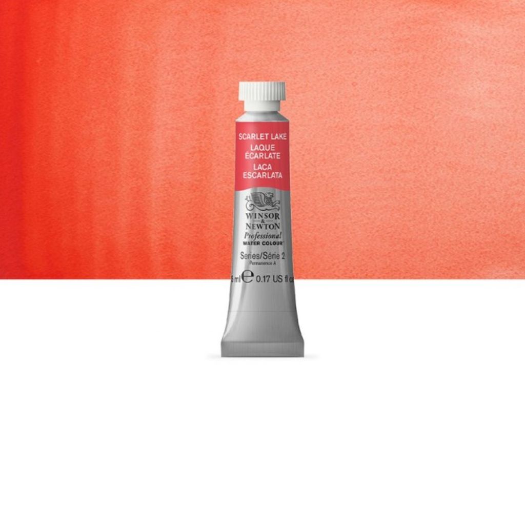 Aquarela Bisnaga Profissional Winsor & Newton 603 Scarlet Lake S2 0102603