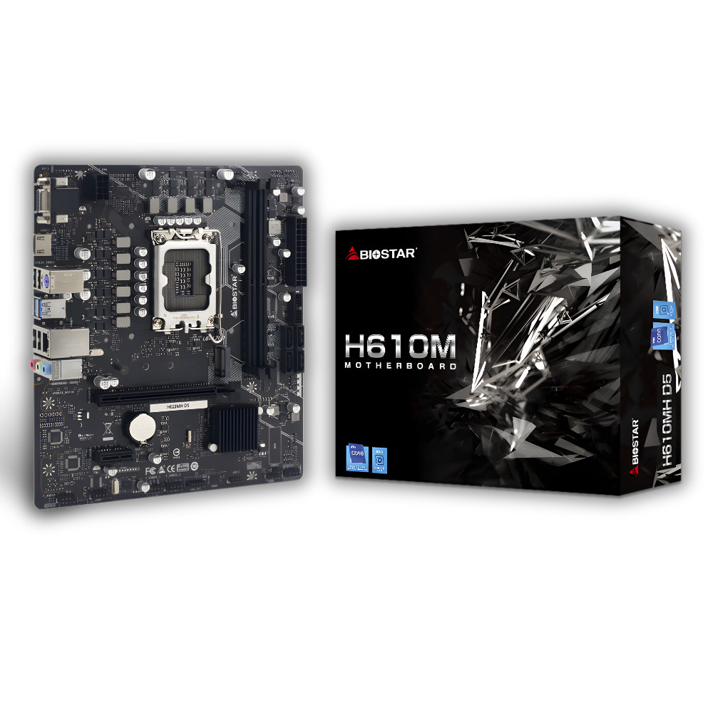 Placa Mae Biostar HM610MH D5 1700 DDR5 48gb Micro ATX HDMI