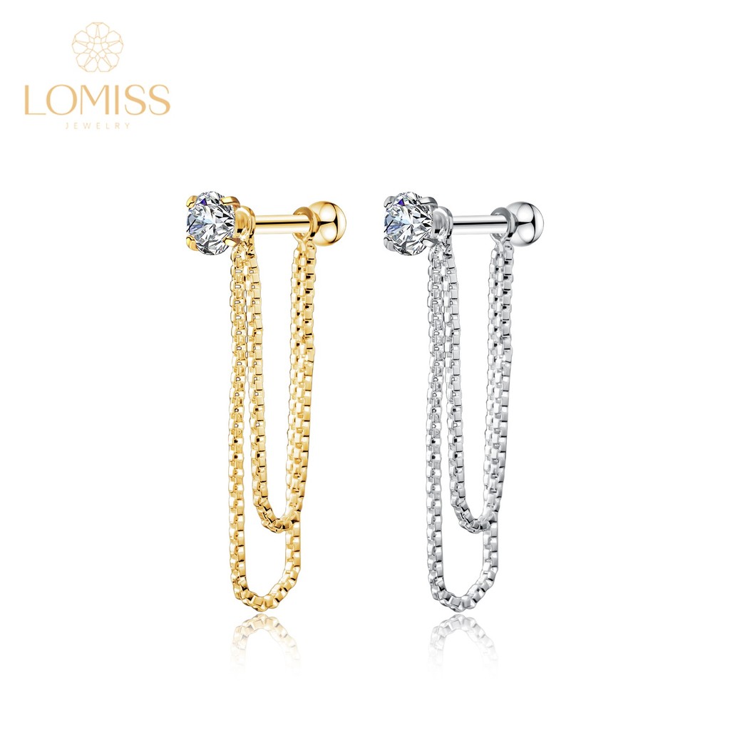 Piercing Orelha Minibarbell Ponto De Luz Cobre Com Correntes Cartilagem Tragus Conch Cobre/Aço Zircônias Cravejado em Oferta na Shopee