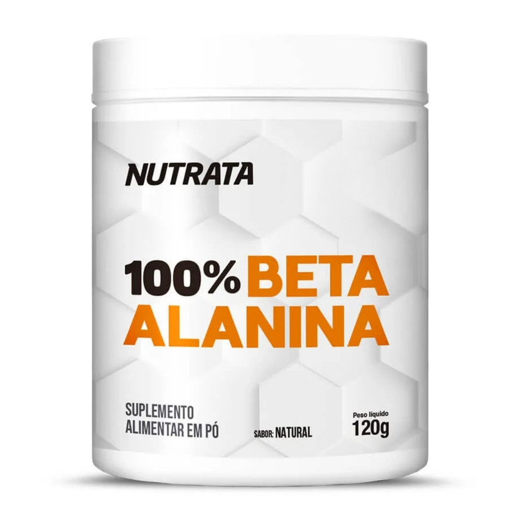 100% Beta Alanina Pote Com 120g Nutrata