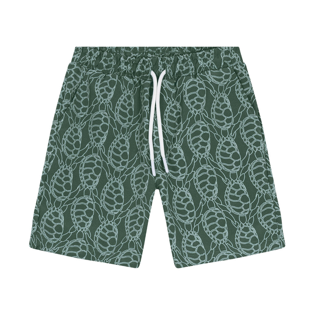 Bermuda Infantil Em Microfibra Trick Nick Verde