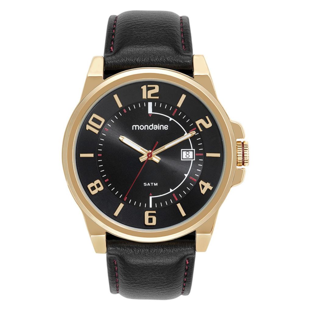 Relógio Masculino Mondaine Casual Couro Calendário 32537GPMVDH1 em Oferta na Shopee